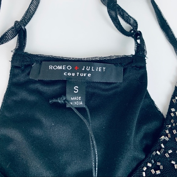 Romeo & Juliet Beaded Embroidered Rose Top - Picture 5 of 6